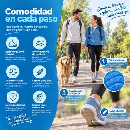 Plantillas FORVIA™ - Alivio Talón y Fascitis Plantar